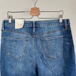 SO  High Rise Mom Jeans Distressed Medium Wash Denim Size 17 Photo 8