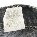 Levi's Levi’s Vintage 580 Denim Shorts Women’s XS Black High Rise Frayed Hem Orange Tab Photo 8