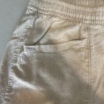 Old Navy Tan Linen Blend Shorts Size 2X Women's Drawstrings Casual Comfy Summer Photo 1