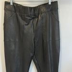 Spanx  Faux Leather Joggers Black Photo 7
