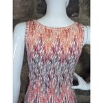 Sonoma Everyday‎ Tank Top Woman's Size Small Ribbed Multi Colored Pattern Orange Photo 5