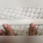 Women’s Vintage Omega Ivory Leather Belt 35” waist 16/18 XL Photo 3