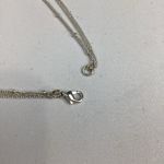 Long Triple Strand Silver Tone Beach Theme Necklace Photo 5