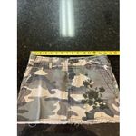 Roxy VTG Y2K  Mini Skirt Sz 1 Camo Camouflage Flower Embroidery Skater Surfer Photo 5