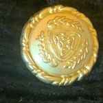 Tahari  black brown houndstooth v-neck button cardigan sweater.gold buttons. XL Photo 2