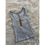 SKIMS Cotton Rib Tank Light Heather Grey Size Small Photo 1