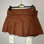 Maeve Anthropologie Belted Skort brown women’s size 4 NEW Photo 5