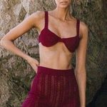 Savannah Morrow Lizzy Short in Ruby Red NWT 100% Pima Cotton Knit XXS Photo 0