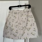 Topshop MOTO denim floral skirt front tie knot Photo 5