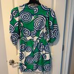 Rhode Pia Poplin Mini Floral Dress in Green / Blue Print | S Size M Photo 4