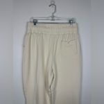 Aday Oat Perfect Walk High Rise Terry Tencel Cotton Lounge Jogger Sz L White Size L Photo 7