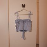 Urban Outfitters NWT Out from Under  Dusty Blue Corset Large Photo 4
