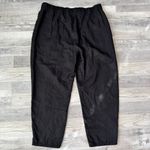 Eileen Fisher  black linen blend elastic cuff pull on pants lagenlook XL N31 Photo 7