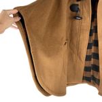 Coach  Wool Blend Hooded Duffle Cape Coat Toggle Camel Brown Size M/L Photo 12
