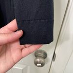 Rsvp EUC by Talbots women's black beaded jeweled ruffle cropped sleeve sweater Photo 3