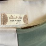 Altar'd State Boho Green and Cream Color Block Mini Skirt Photo 2