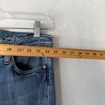 Vigoss  USA Y2k Jeans 7/8 Bootcut Flare Blue Denim Embroidered Low Rise Pants Photo 5