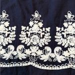 Label By Five Twelve Embroidered Linen Dress Size Xl Woman Pockets Blue Photo 8