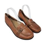 Clarks Leather Loafers Flats Comfort Shoes Brown Slip On Round Toe Size 8M Photo 0