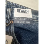REWASH  Blue Straight Leg Crop Jeans Juniors 9 acid wash new Photo 2