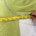 White Stag  1/4 Zip Up Womens Large L Green Floral Sweater Pullover Soft Photo 5