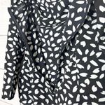 Pretty Little Thing NWT Black & White Seed Print Bow Detail Side Split Bodycon Dress Size 16 Photo 11