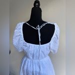 & Other Stories & Other Stories White Eyelet Voluminous Broderie Anglaise Mini Dress Photo 9