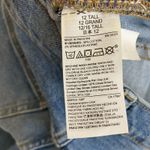 Gap  Denim Light Wash Distressed Crop Flare Jeans Womens Size 31 Tall Photo 9