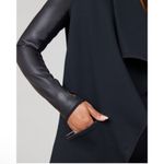 Spanx Drape Front Faux Leather Jacket Photo 2