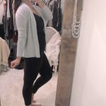 Akini size medium grey sweater knit cardigan Photo 2