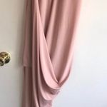 Mystic Blush Pink Sexy Wrap Mini Dress Photo 5