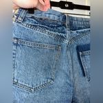 We The Free Free People  Distressed Two Toned Denim Shorts Photo 4