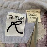 Vintage Roper Shirt Purple Tan Southwestern Tribal Aztec Print Button Down Size 18 Photo 10