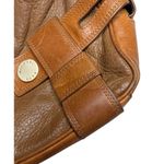 Michael Kors Harness Brown Tan Pebbled Leather It Girl Mini Y2K Shoulder Bag Photo 3