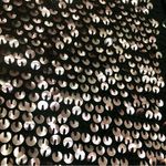 Betsey Johnson Vintage Y2K  Sequin Cardigan Sweater Black Pink-Silver Cropped Med Photo 3