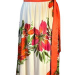 Eliza J  Tropical Floral Chiffon Maxi Dress - Size 4 Photo 0