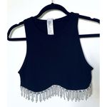 ZARA  Seamless Rhinestone Top Photo 6