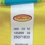 Talbots Yellow and Blue Striped Ribbon Belt with a Gold Starfish Buckle. Photo 6