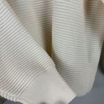 Tommy Bahama Sweater Women Ivory Sz L Rib Knit Sparkle Minimalist Preppy Lounge Photo 4