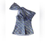 ZARA  Asymmetric Bodice bow on the shoulder folds on the sides Small Photo 3