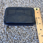 Fossil  Black Leather Mini Zip Up Wallet Womens Classic Photo 8