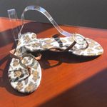 Colin Stuart Colin Stewart leopard print gold hardware sandal Photo 2