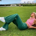 Princess Polly Nadia Green Pants Photo 0