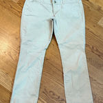 American Eagle Outfitters Women’s Khaki Chino Pants Stretch Size 12 Short Photo 0