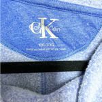 Calvin Klein  Cowl Neck Thermal Wrap Sweatshirt Blue Fleece XXL Photo 4