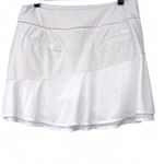 Adidas  Womens L Skort Frill Tennis Skirt Mini Activewear White Pickleball Photo 1