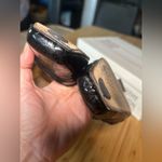 Vintage 80'S Timothy Hitsman suede, calf hair, & patten Patchwork Heel 10 Black Photo 12