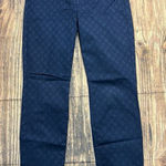 Lilly Pulitzer Women's Size 2 Blue Textured Ankle Skinny Pants Photo 0
