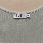 Tobi Crochet Lace Shift Dress Mint Green Size Medium Photo 4