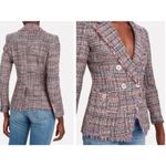 Veronica Beard Theron Double-Breasted Tweed Blazer Size 2 Photo 3